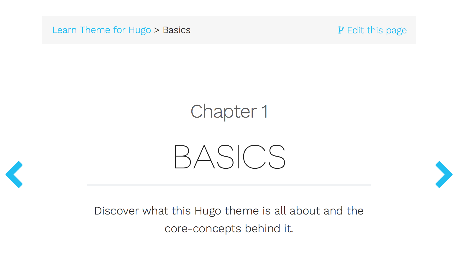 Installation :: Documentation for Hugo Learn Theme